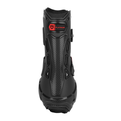 Botas delanteras con acolchado de neopreno lining Equestro - Negro