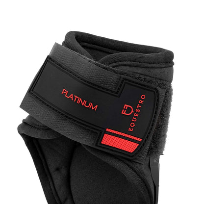 Botas traseras con forro de neopreno Equestro - Negro