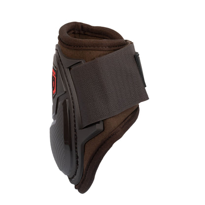 Botas traseras con forro de neopreno Equestro - Marrón oscuro
