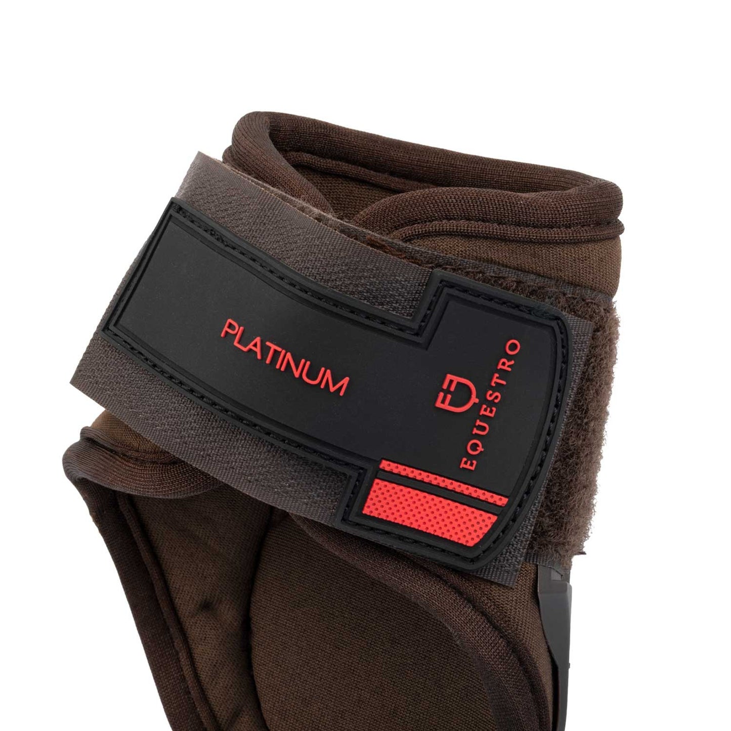 Botas traseras con forro de neopreno Equestro - Marrón oscuro