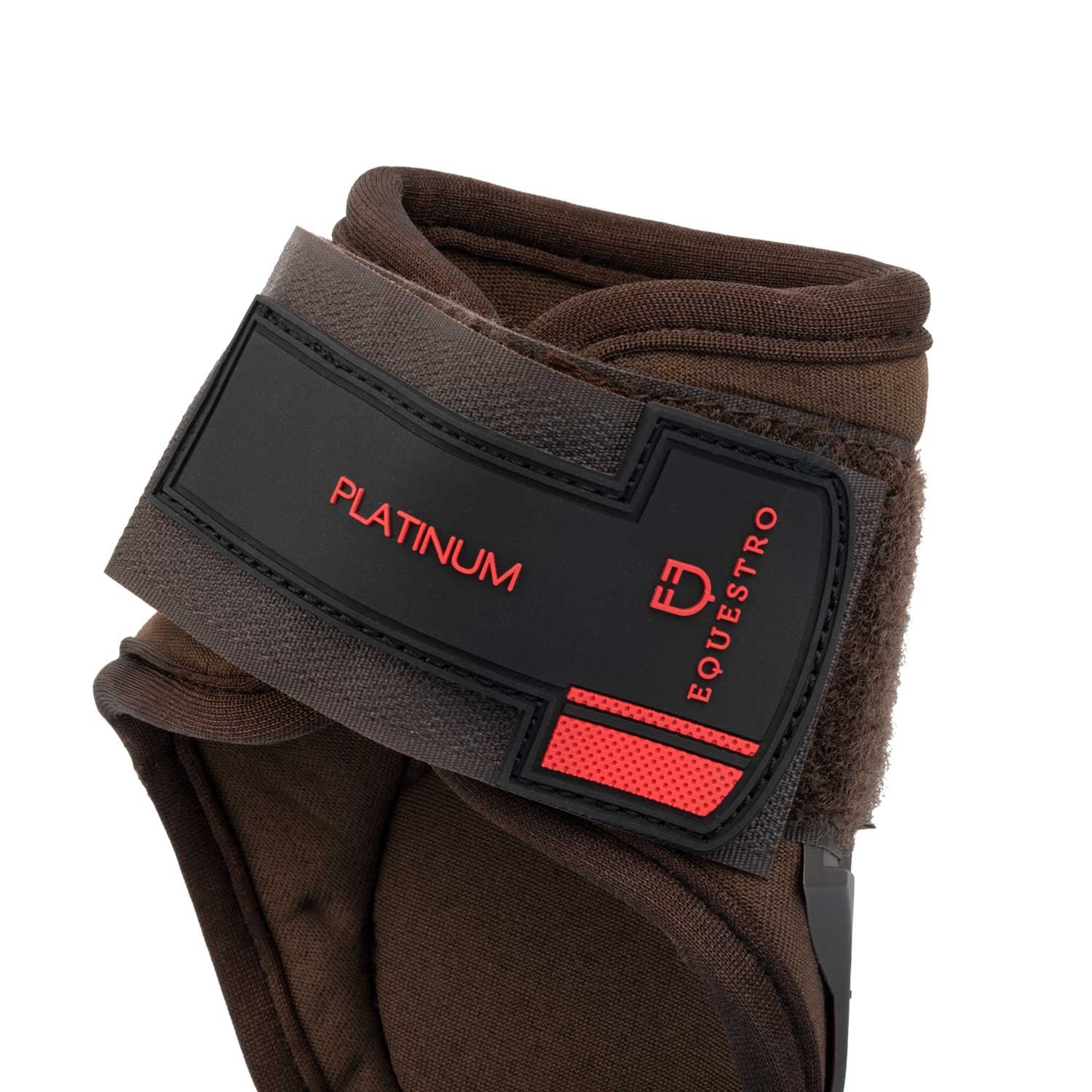 Botas traseras con forro de neopreno Equestro - Marrón oscuro