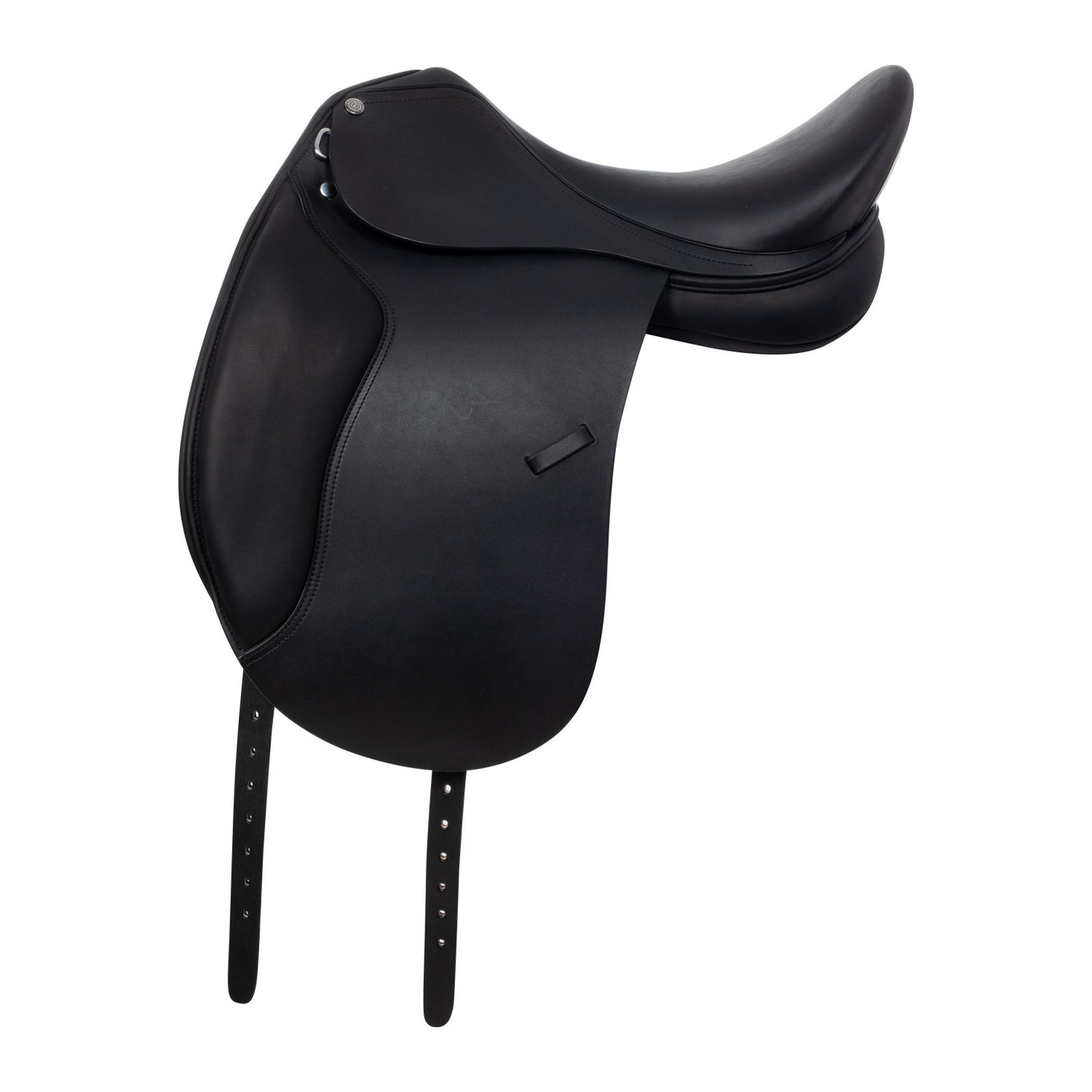 Silla de doma con apoyos largos Equestro - Negro