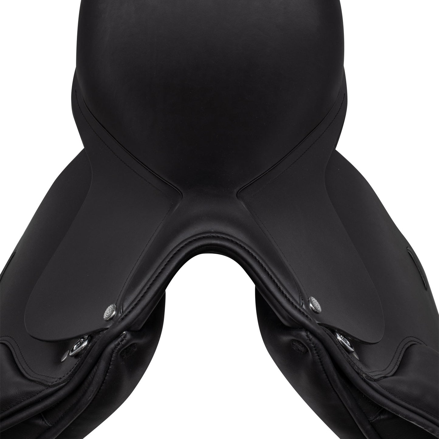 Silla de doma con apoyos largos Equestro - Negro