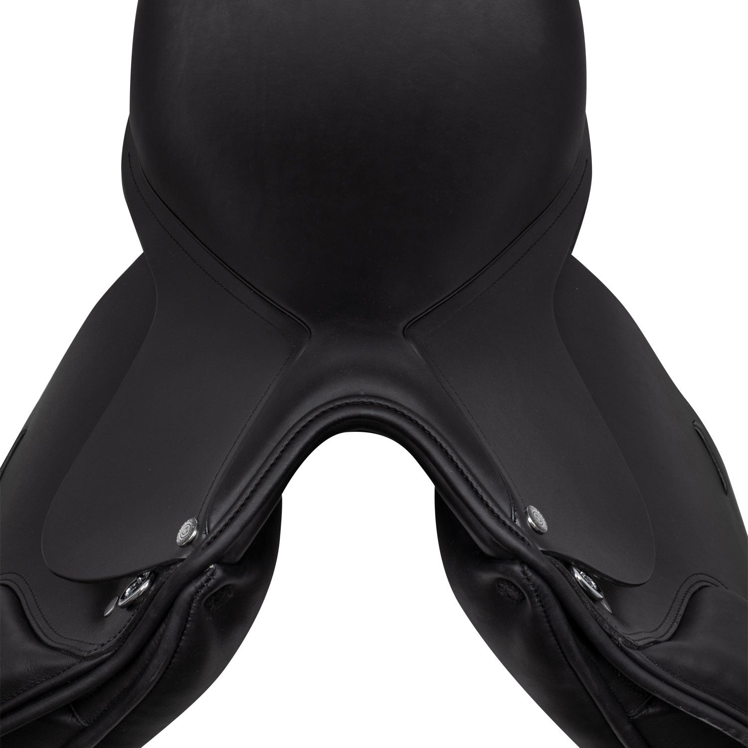 Silla de doma con apoyos largos Equestro - Negro