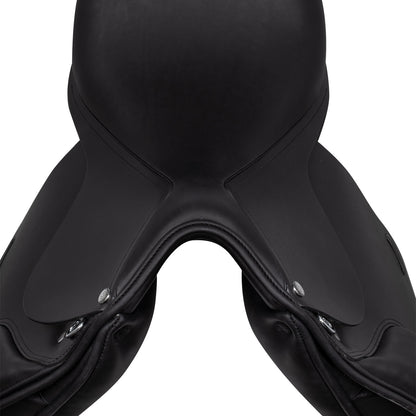 Silla de doma con apoyos largos Equestro - Negro