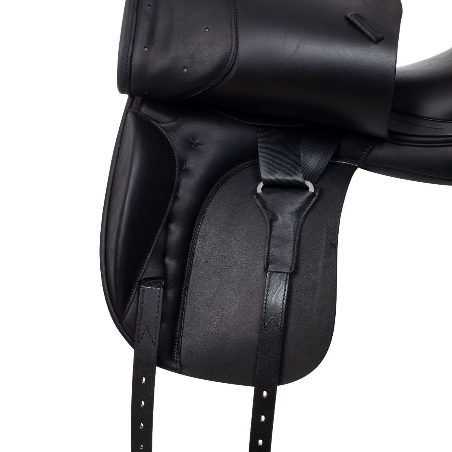 Silla de doma con apoyos largos Equestro - Negro