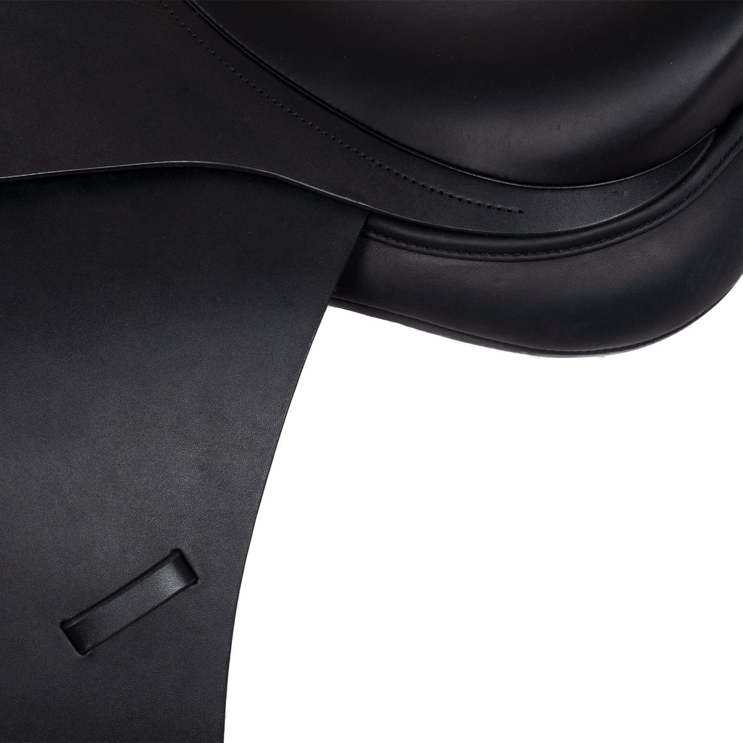 Silla de doma con apoyos largos Equestro - Negro