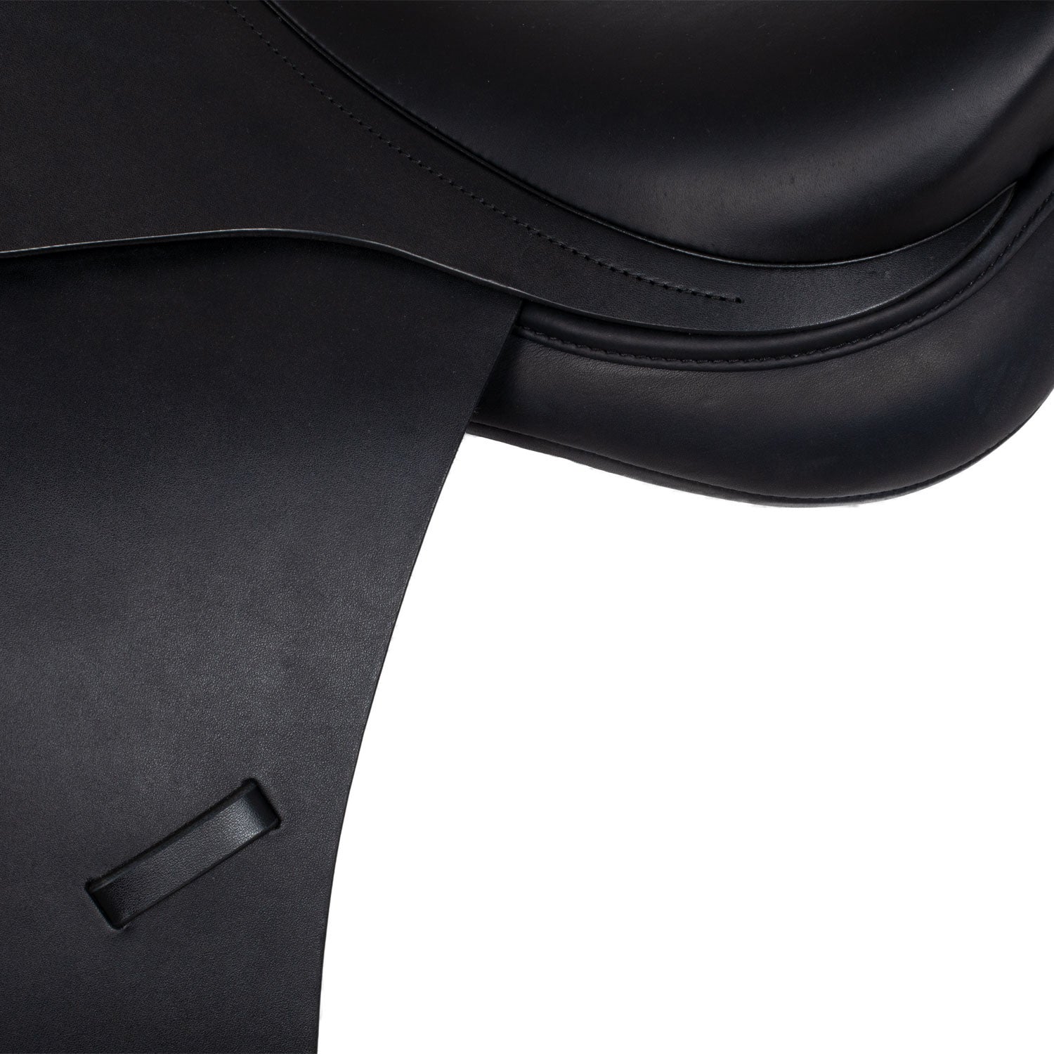 Silla de doma con apoyos largos Equestro - Negro