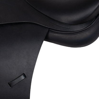Silla de doma con apoyos largos Equestro - Negro
