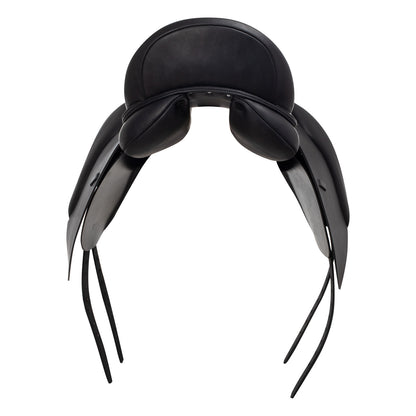 Silla de doma con apoyos largos Equestro - Negro