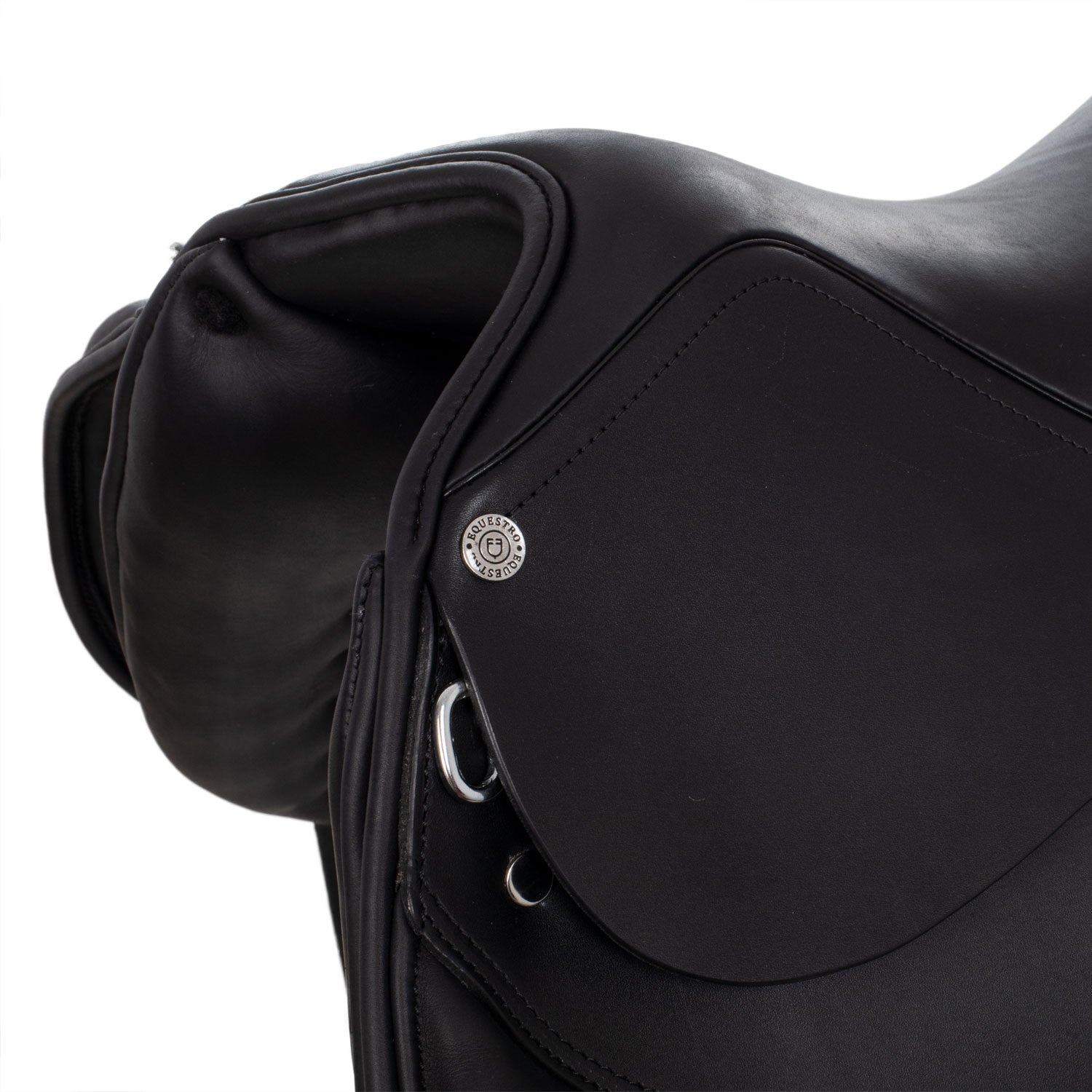 Silla de doma con apoyos largos Equestro - Negro