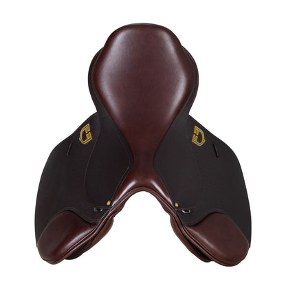 Silla de salto Evolution Pro Equestro - Marrón oscuro