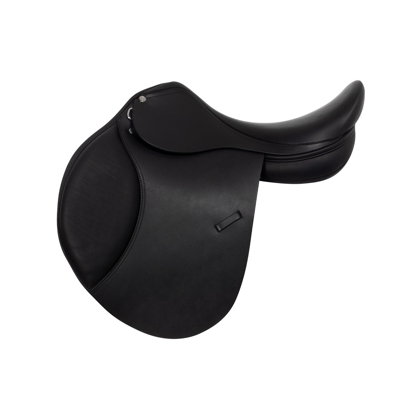 Silla de montar completa de cuero Equestro - Negro