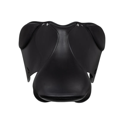 Silla de montar completa de cuero Equestro - Negro