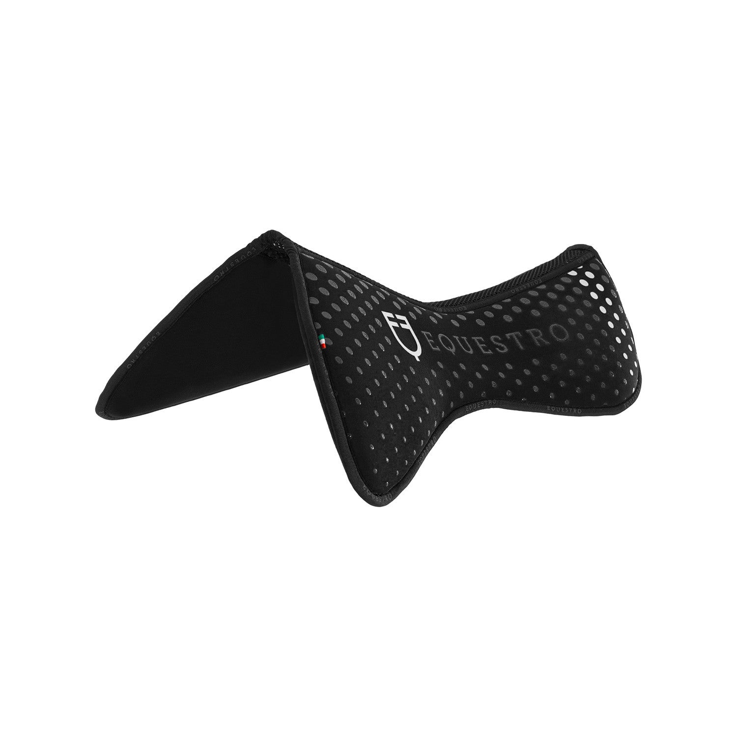 Compensador de sillín en memory foam con grip de silicona y logo Equestro