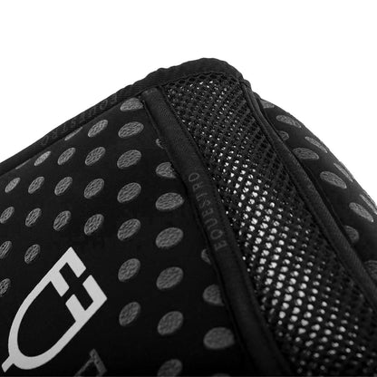Compensador de sillín en memory foam con grip de silicona y logo Equestro - Negro