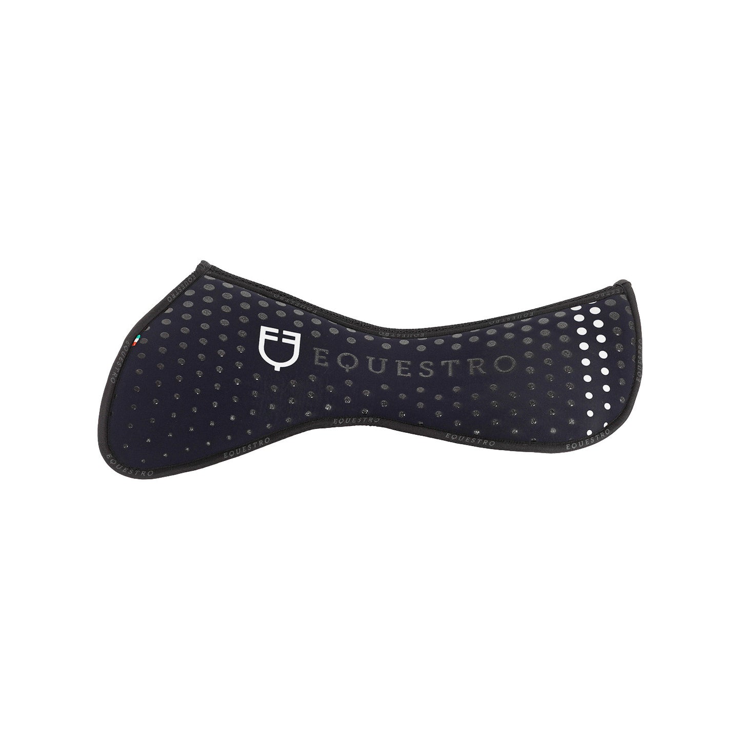 Compensador de sillín en memory foam con grip de silicona y logo Equestro - Azul marino