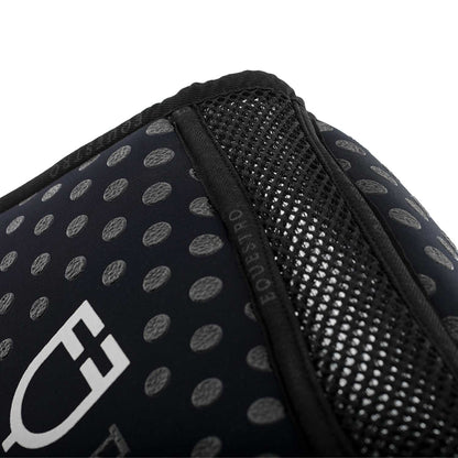 Compensador de sillín en memory foam con grip de silicona y logo Equestro - Azul marino