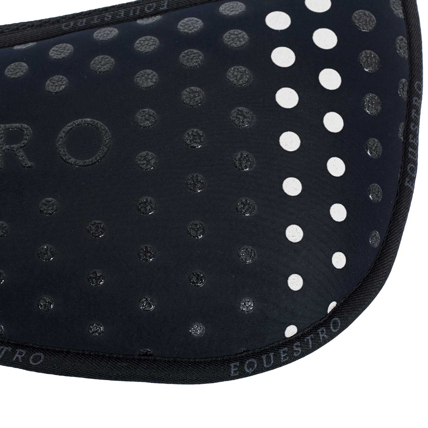 Compensador de sillín en memory foam con grip de silicona y logo Equestro - Azul marino