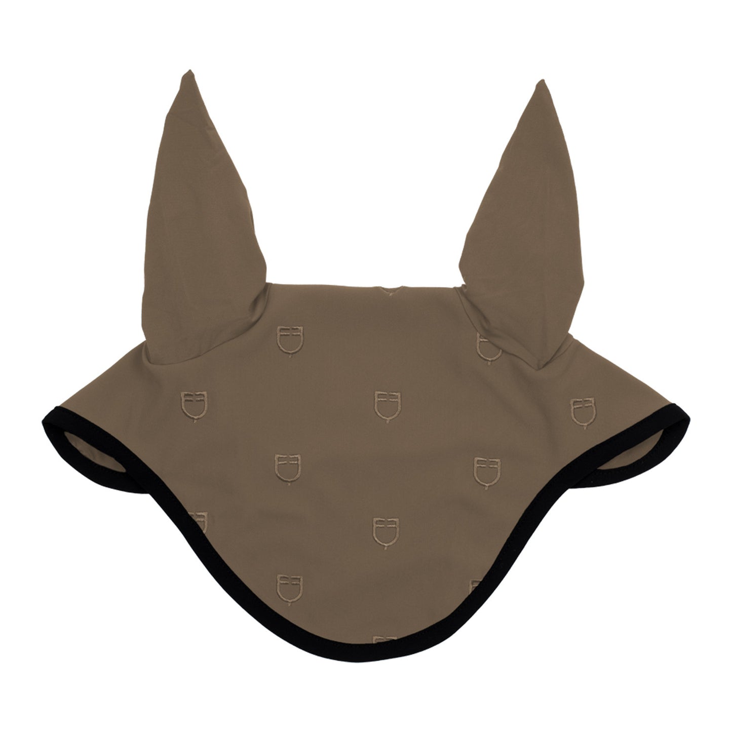Gorro Multilogo de tejido técnico Black Line Edition Equestro - Walnut