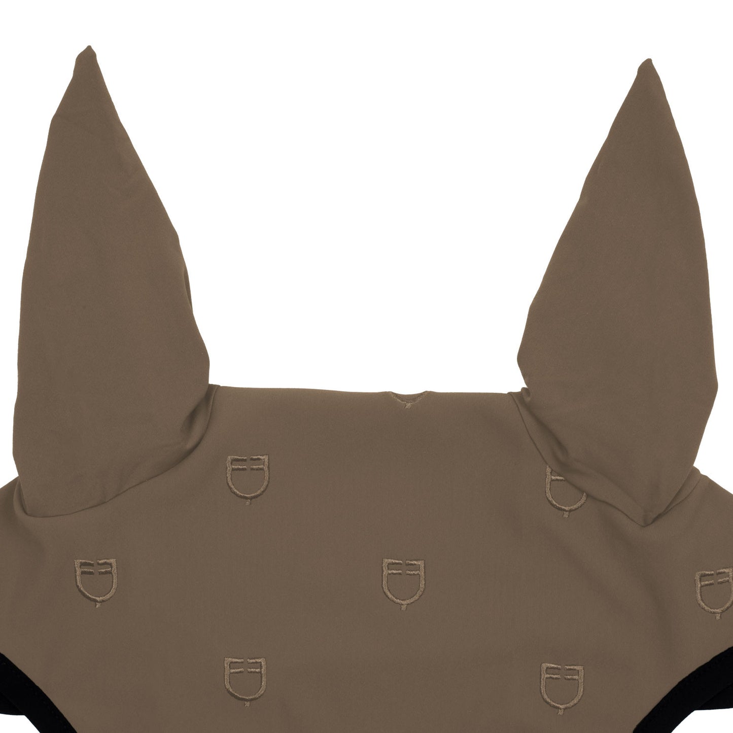 Gorro Multilogo de tejido técnico Black Line Edition Equestro - Walnut