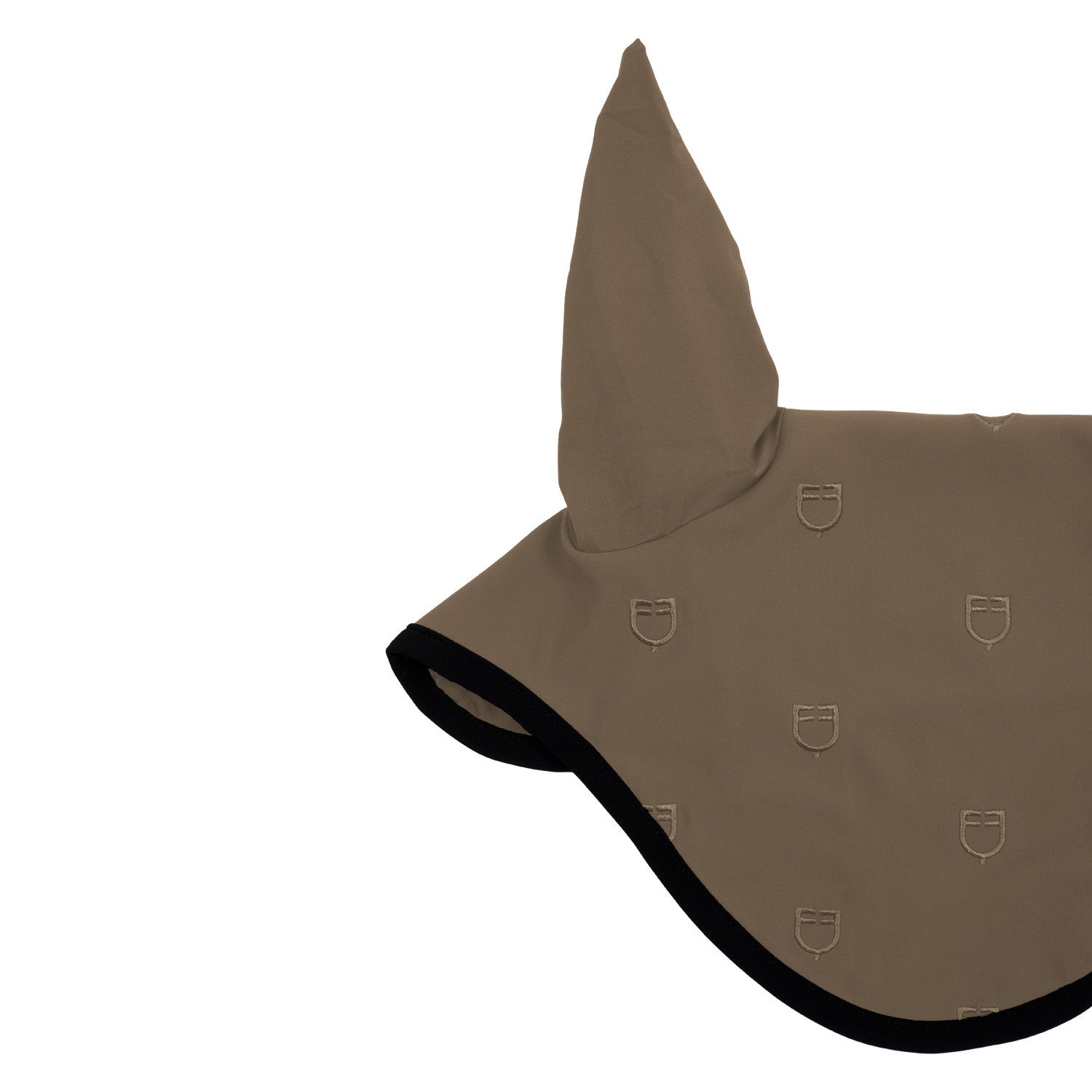 Gorro Multilogo de tejido técnico Black Line Edition Equestro - Walnut