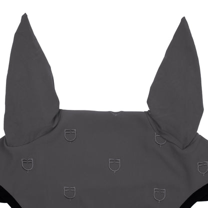 Gorro Multilogo de tejido técnico Black Line Edition Equestro - Asphalt