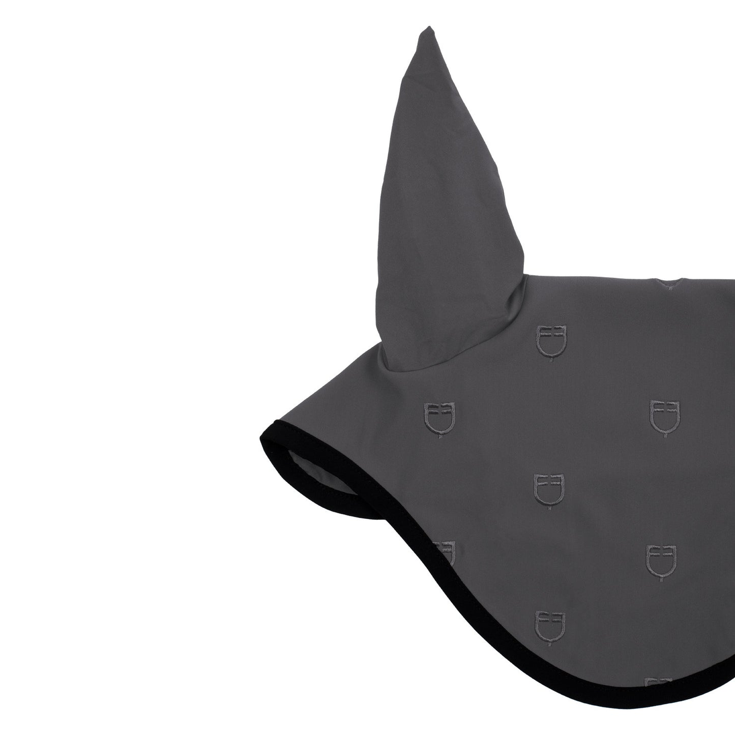 Gorro Multilogo de tejido técnico Black Line Edition Equestro - Asphalt