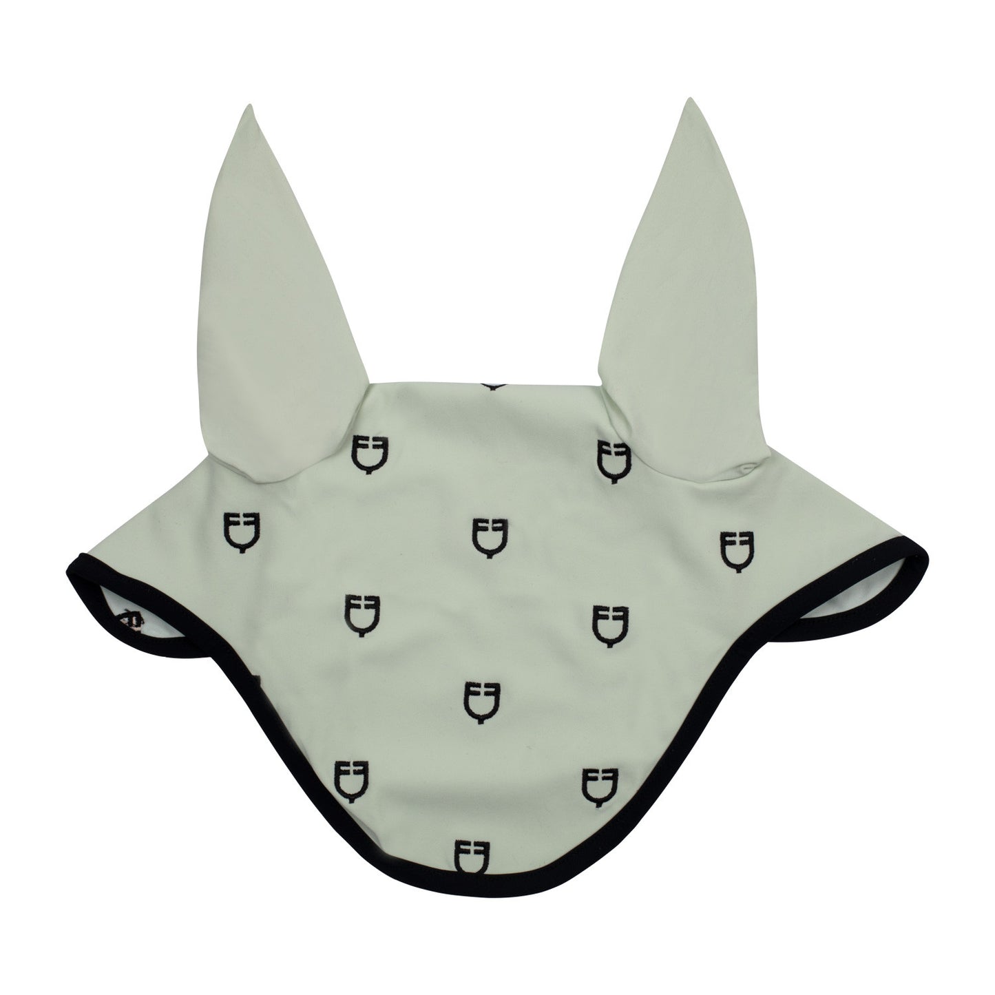 Gorro Multilogo de tejido técnico Black Line Edition Equestro - Light Green/Black