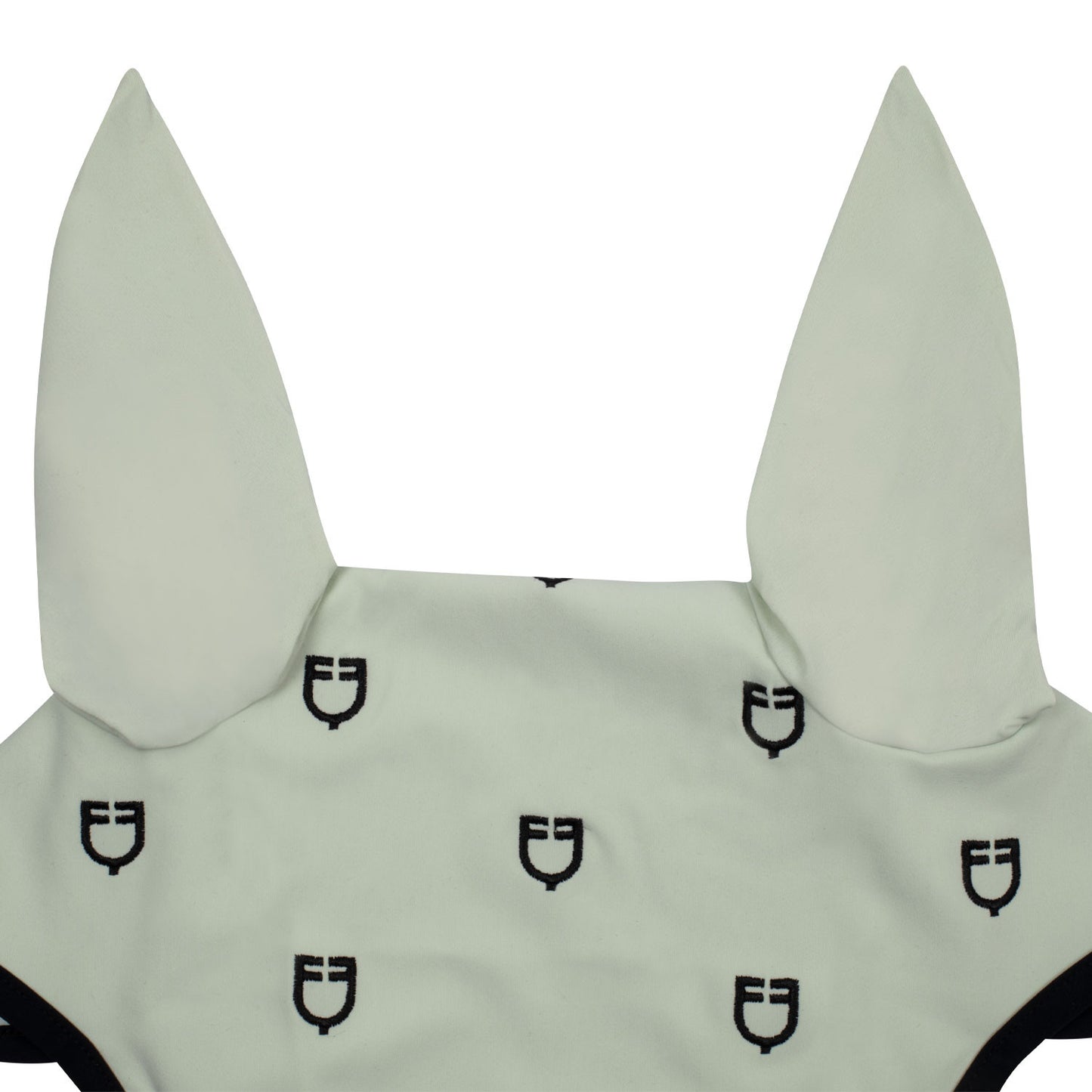 Gorro Multilogo de tejido técnico Black Line Edition Equestro - Light Green/Black
