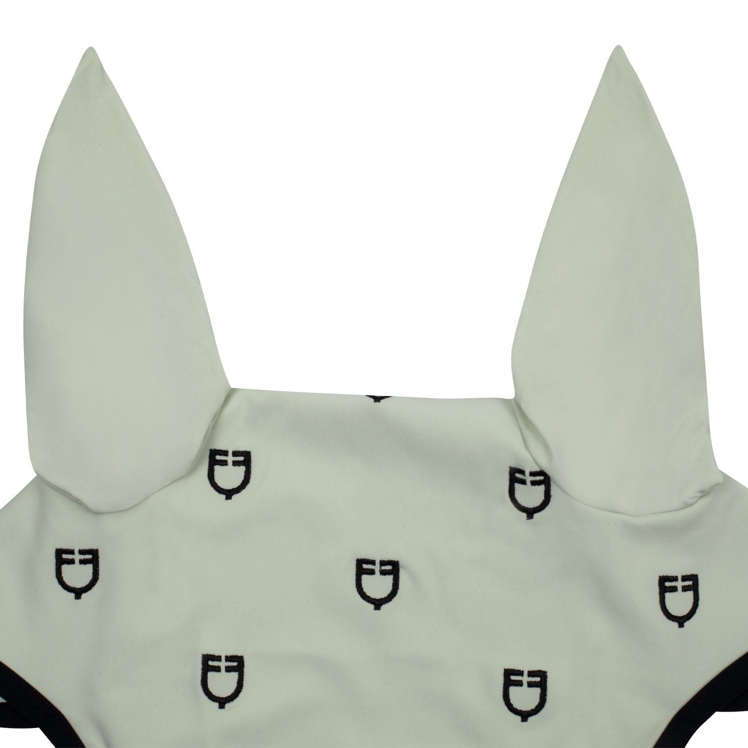 Gorro Multilogo de tejido técnico Black Line Edition Equestro - Light Green/Black