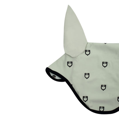 Gorro Multilogo de tejido técnico Black Line Edition Equestro - Light Green/Black