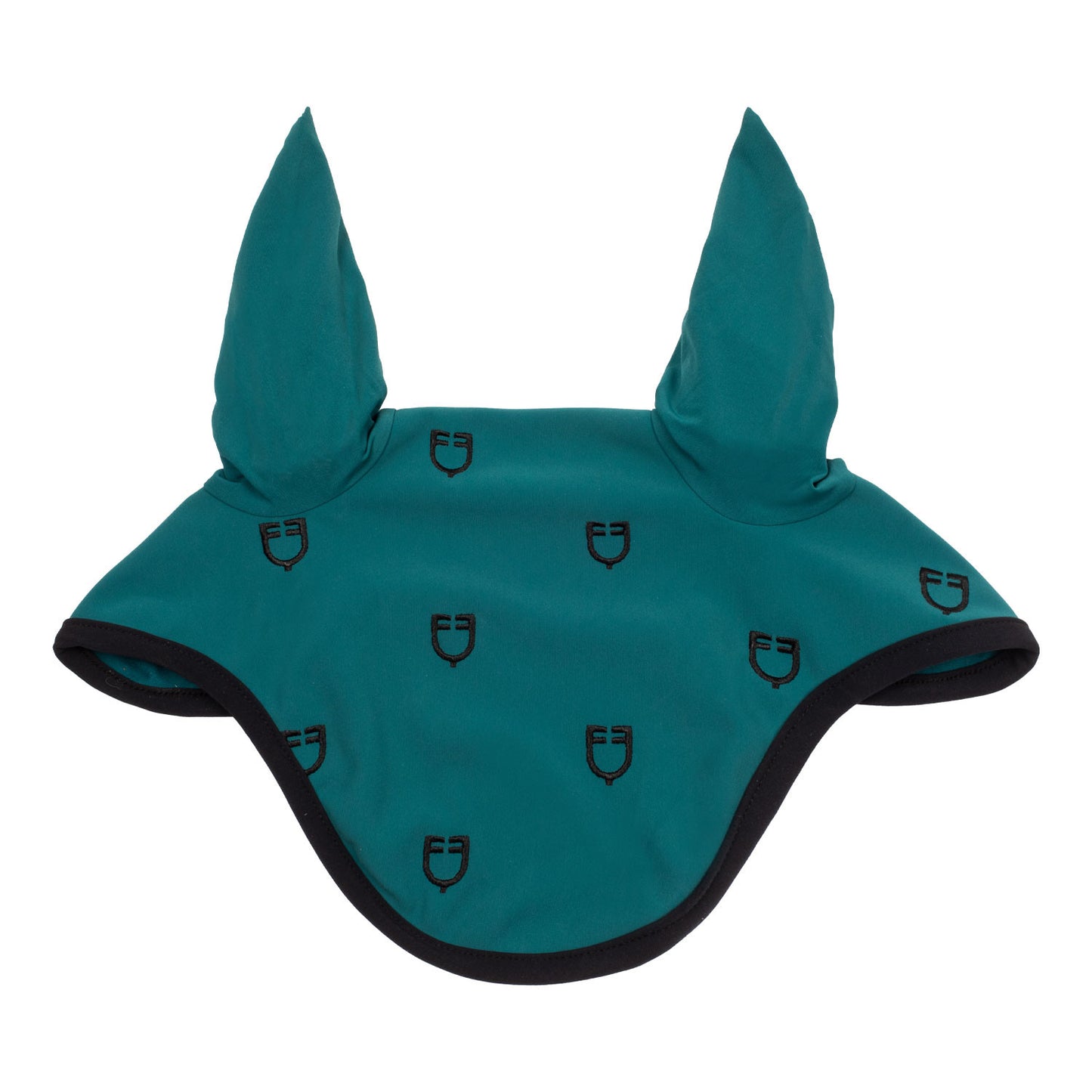 Gorro Multilogo de tejido técnico Black Line Edition Equestro - Petrol (548C)/Bk