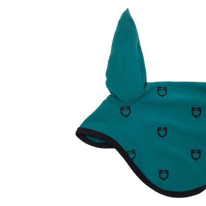 Gorro Multilogo de tejido técnico Black Line Edition Equestro - Petrol (548C)/Bk