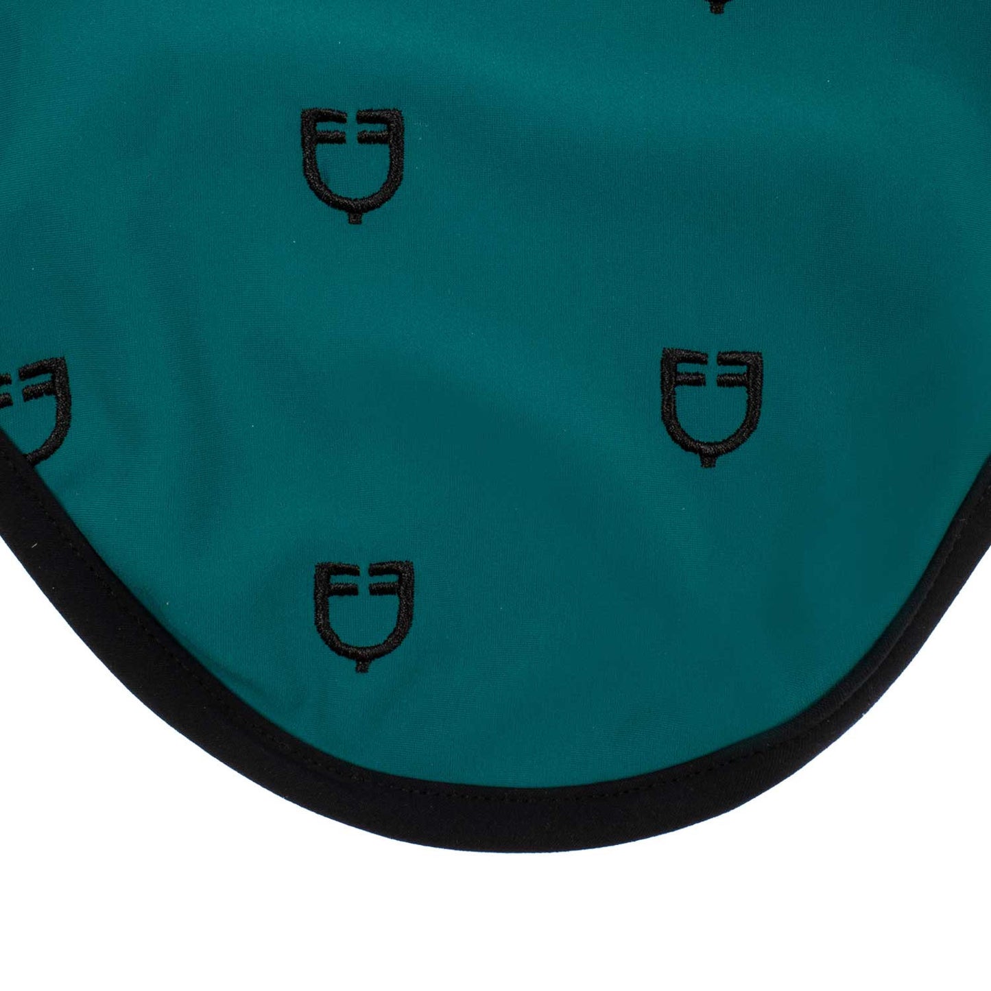 Gorro Multilogo de tejido técnico Black Line Edition Equestro - Petrol (548C)/Bk