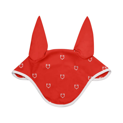 Gorro Multilogo en tejido técnico White Line Edition Equestro - Rojo