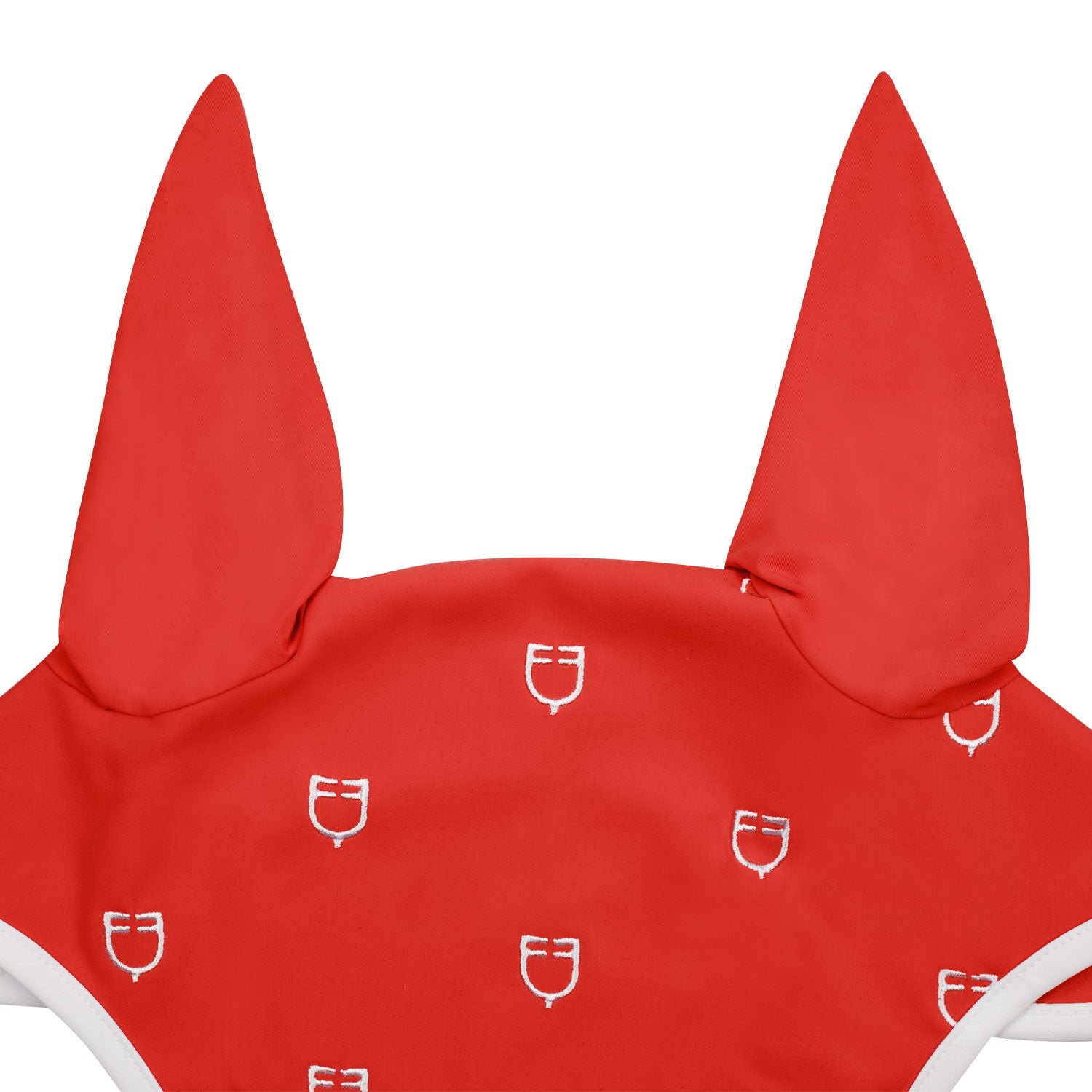 Gorro Multilogo en tejido técnico White Line Edition Equestro - Rojo