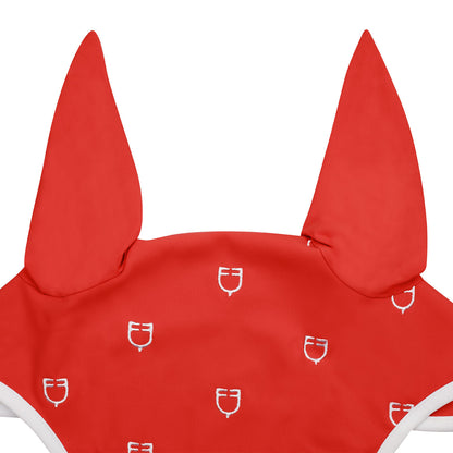 Gorro Multilogo en tejido técnico White Line Edition Equestro - Rojo