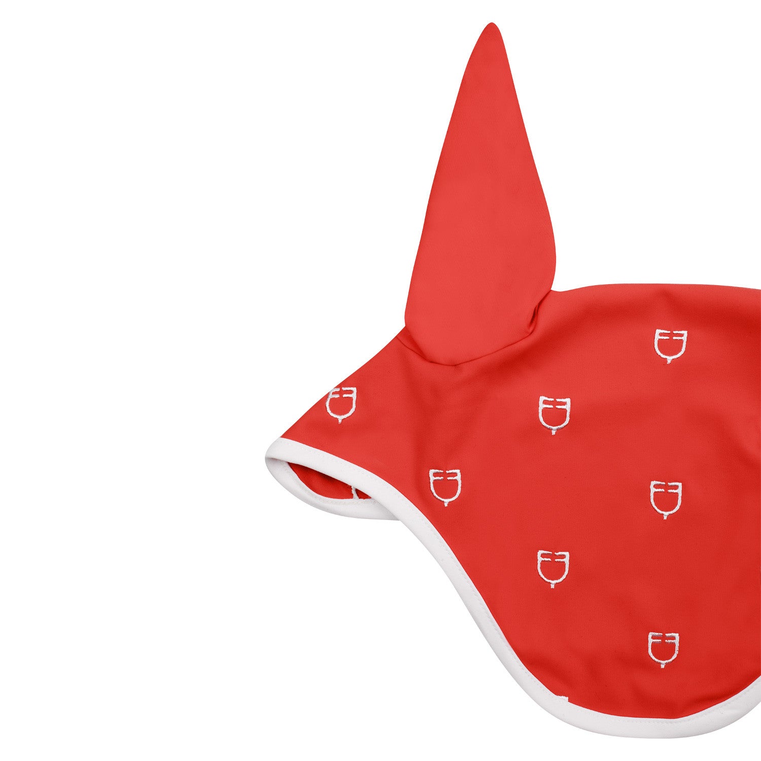 Gorro Multilogo en tejido técnico White Line Edition Equestro - Rojo