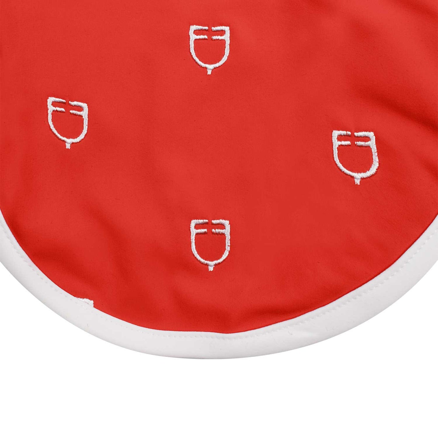 Gorro Multilogo en tejido técnico White Line Edition Equestro - Rojo
