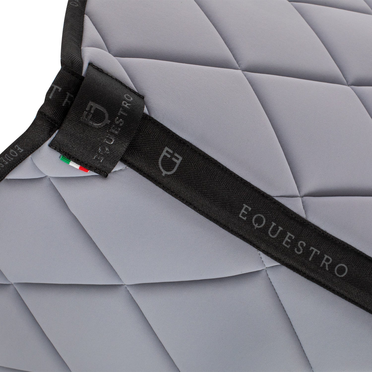 Sudadera de equitación de tela técnica con logo Equestro - Grey/Black