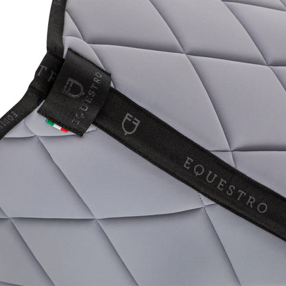 Sudadera de equitación de tela técnica con logo Equestro - Grey/Black