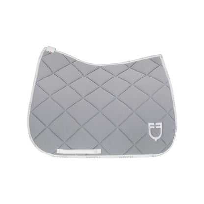 Sudadera de equitación de tela técnica con logo Equestro - Grey/White