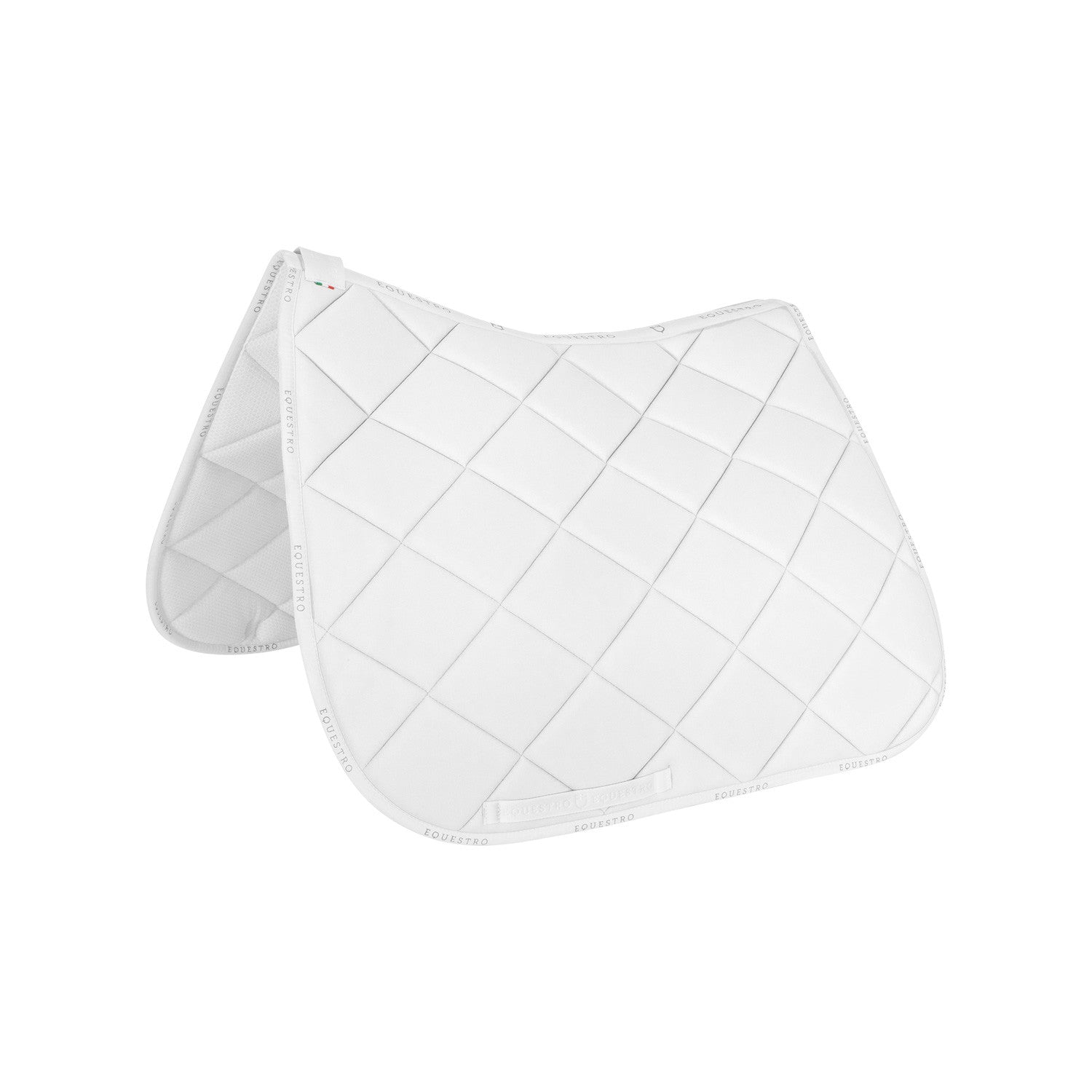 Silla de doma en tejido técnico Equestro - White/White