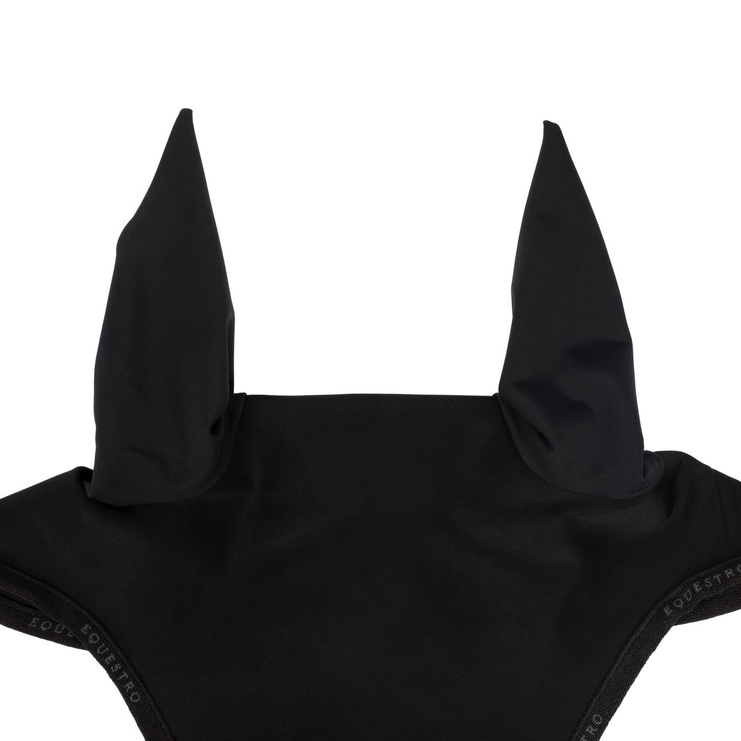 Gorra para caballo de tejido técnico Equestro - Black/Black