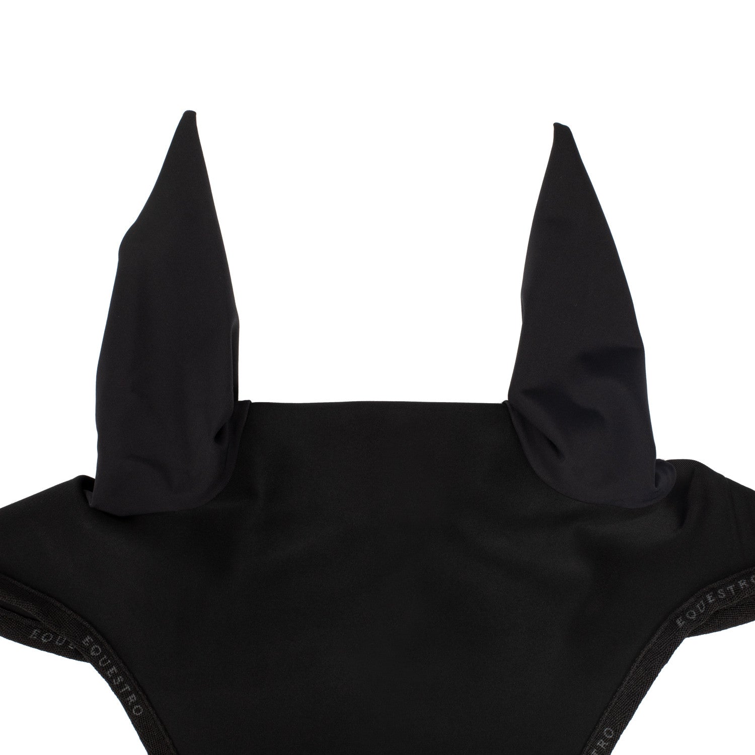 Gorra para caballo de tejido técnico Equestro - Black/Black