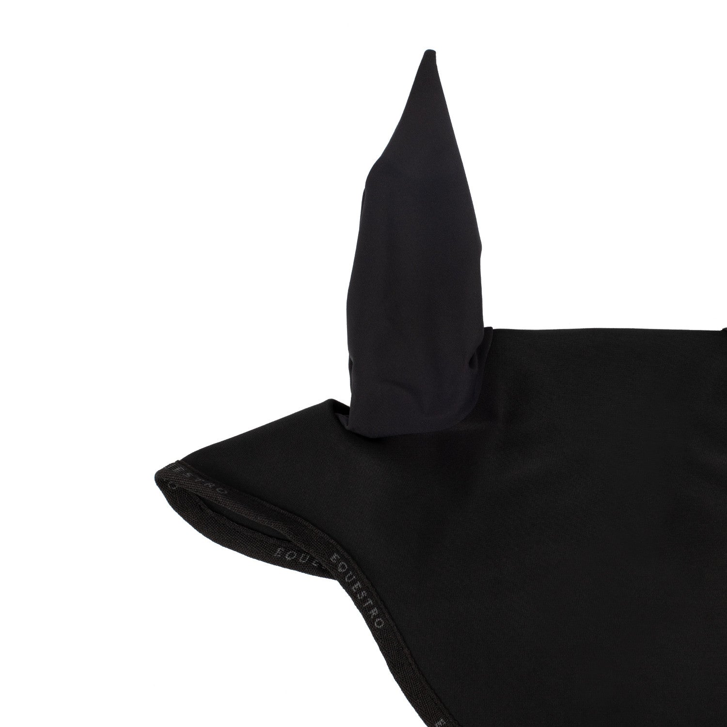 Gorra para caballo de tejido técnico Equestro - Black/Black