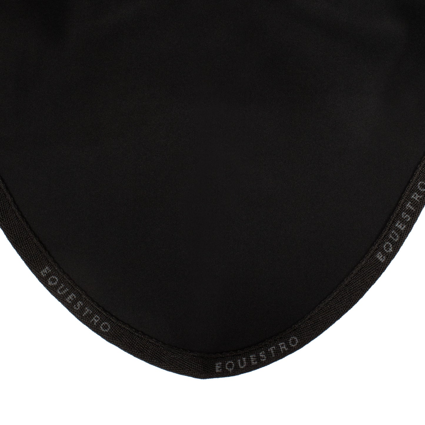 Gorra para caballo de tejido técnico Equestro - Black/Black