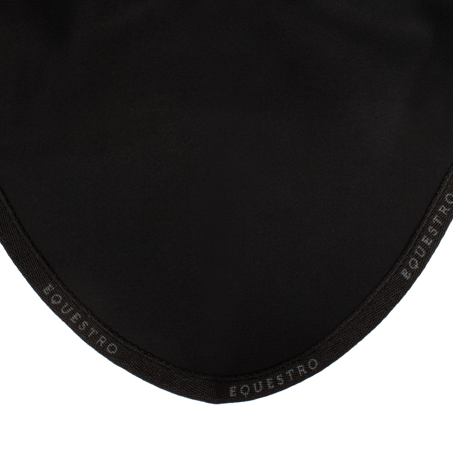 Gorra para caballo de tejido técnico Equestro - Black/Black