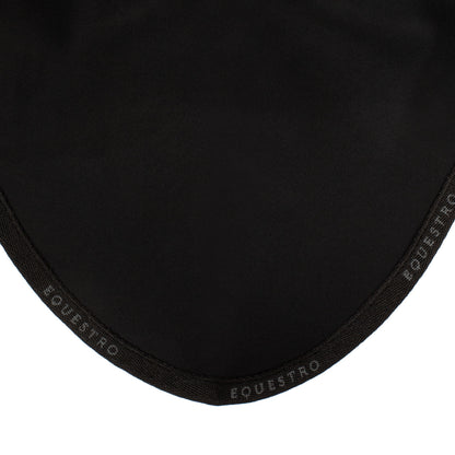 Gorra para caballo de tejido técnico Equestro - Black/Black